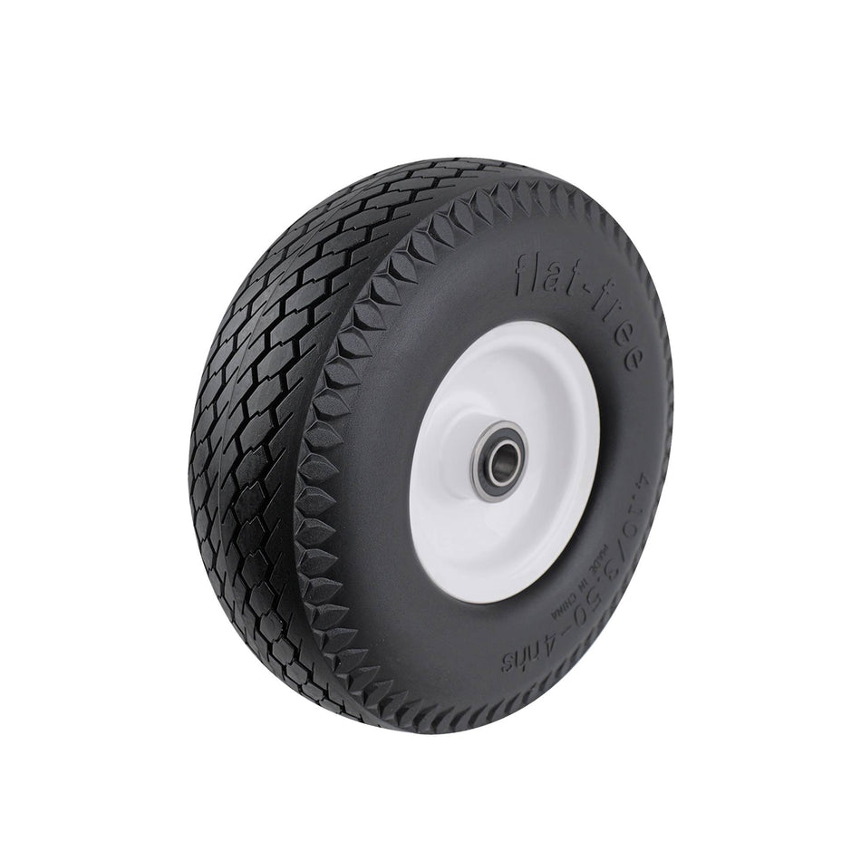 Easyroll 3.50x4" Flat Free Wheel 5/8" Bearing 125kg