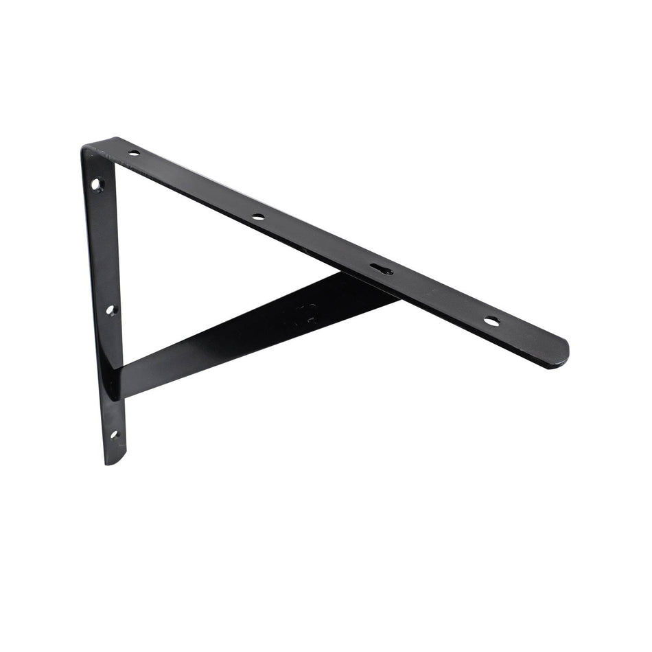 Carinya 300 x 300mm Black Heavy Duty Straight Stayed Bracket