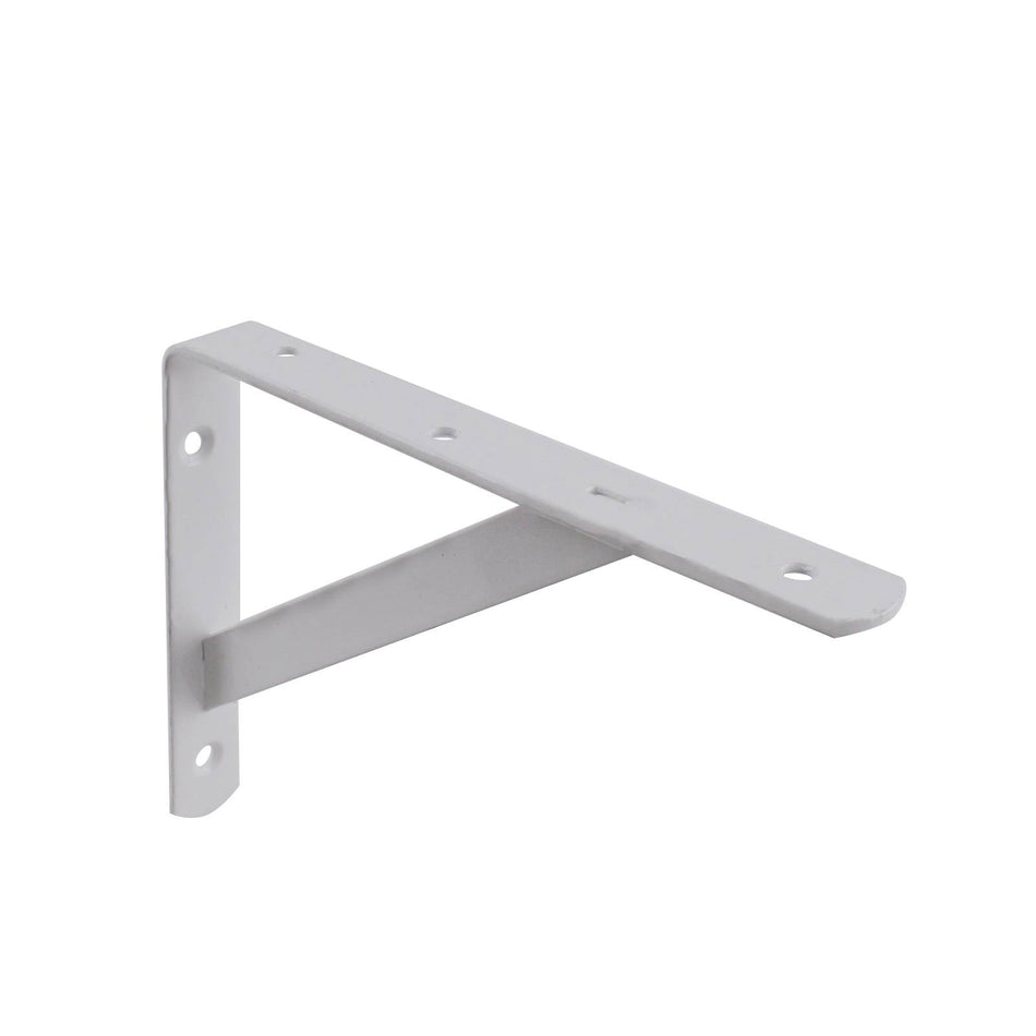 Carinya 200 x 150mm White Heavy Duty Straight Stayed Bracket