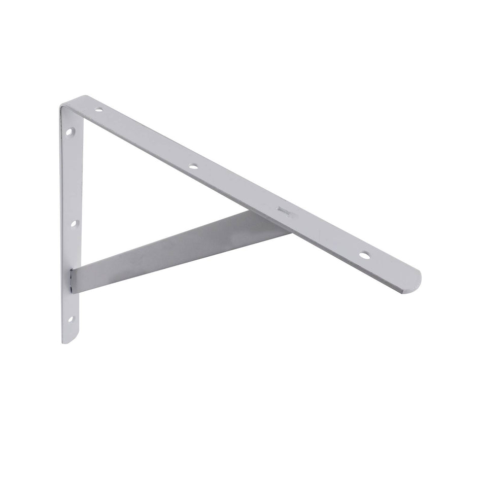 Carinya 300 x 300mm White Heavy Duty Straight Stayed Bracket