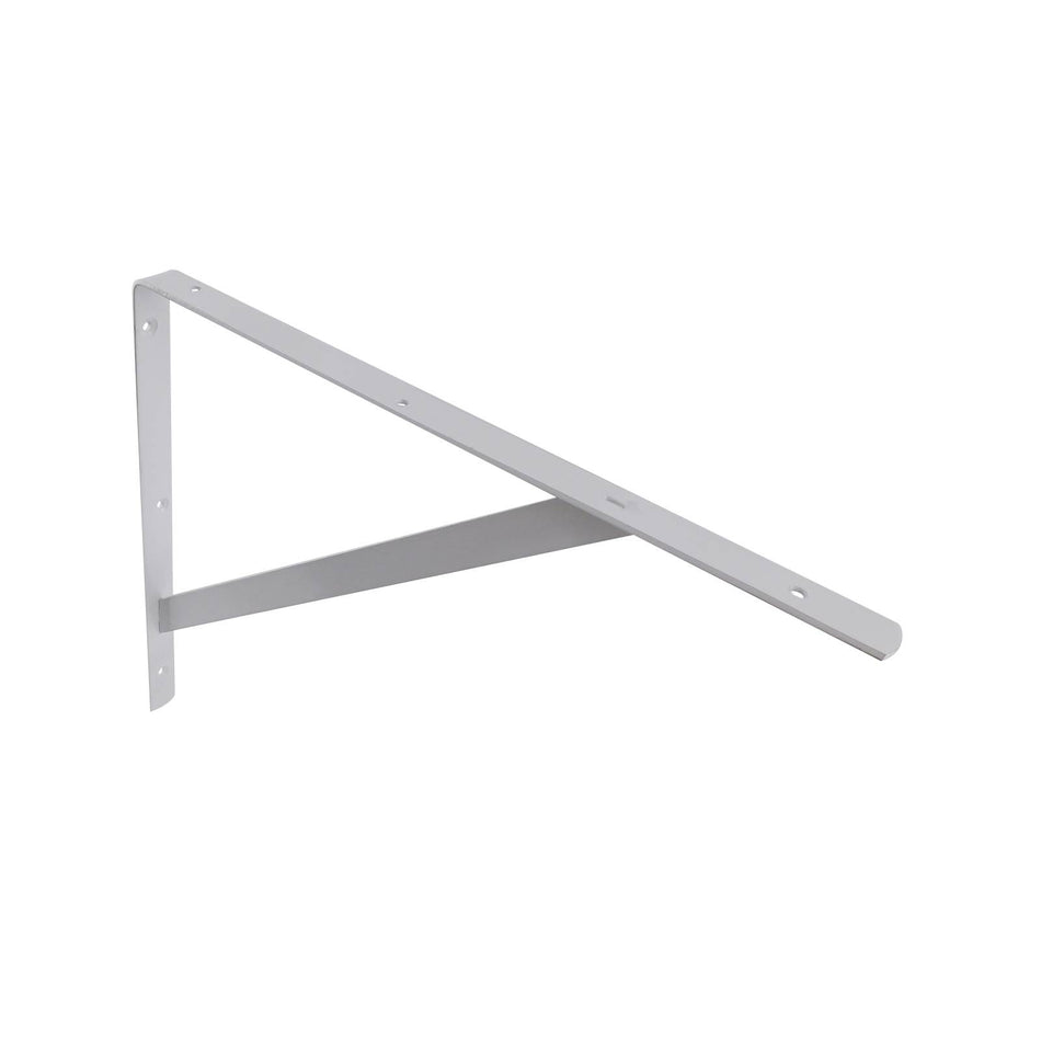 Carinya 400 x 350mm White Straight Stayed Bracket