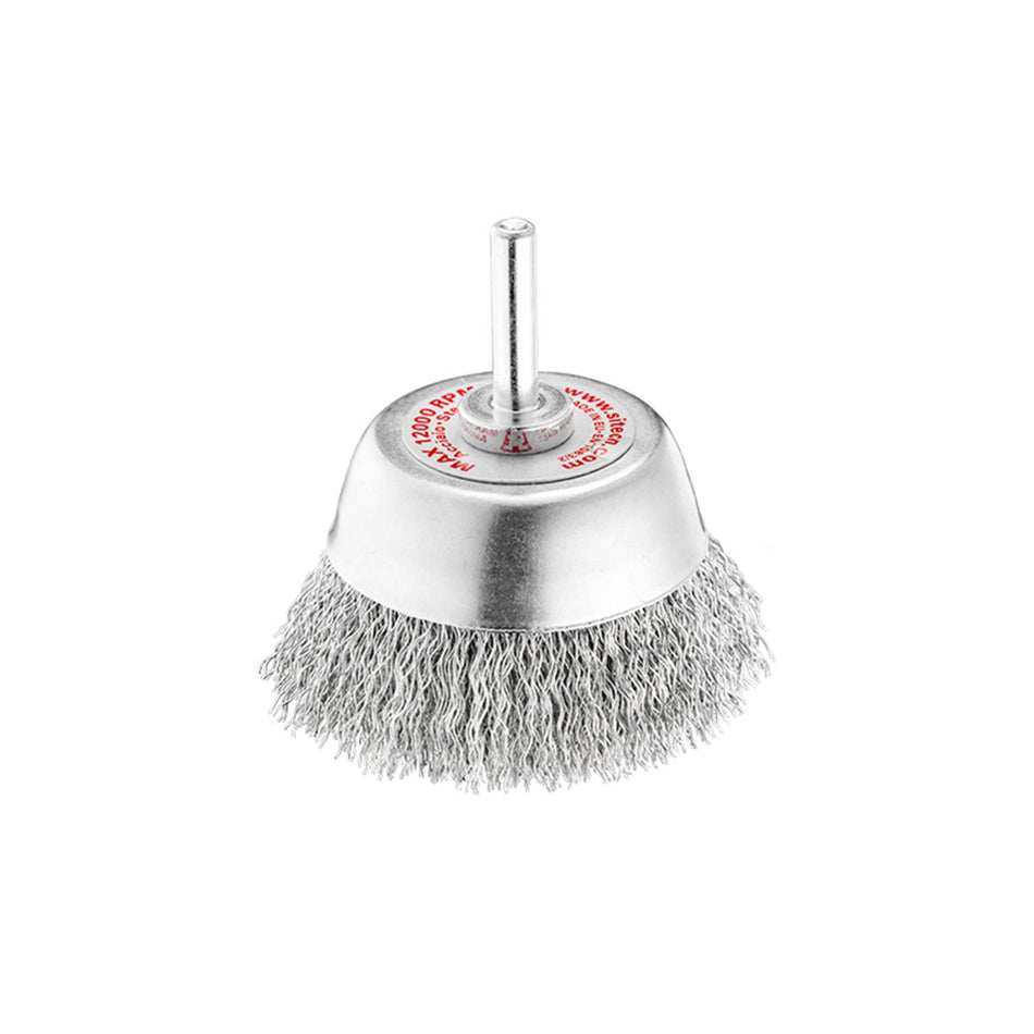 SIT Steel Crimped Cup Brush 70mm x M6