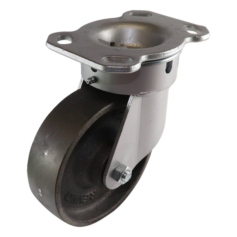 Colson 150mm Cast Iron Swivel Plate TS Series Castor 600kg