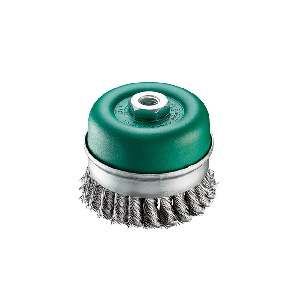 SIT Stainless Steel Twist Knot Cup Brush 105mm x M14