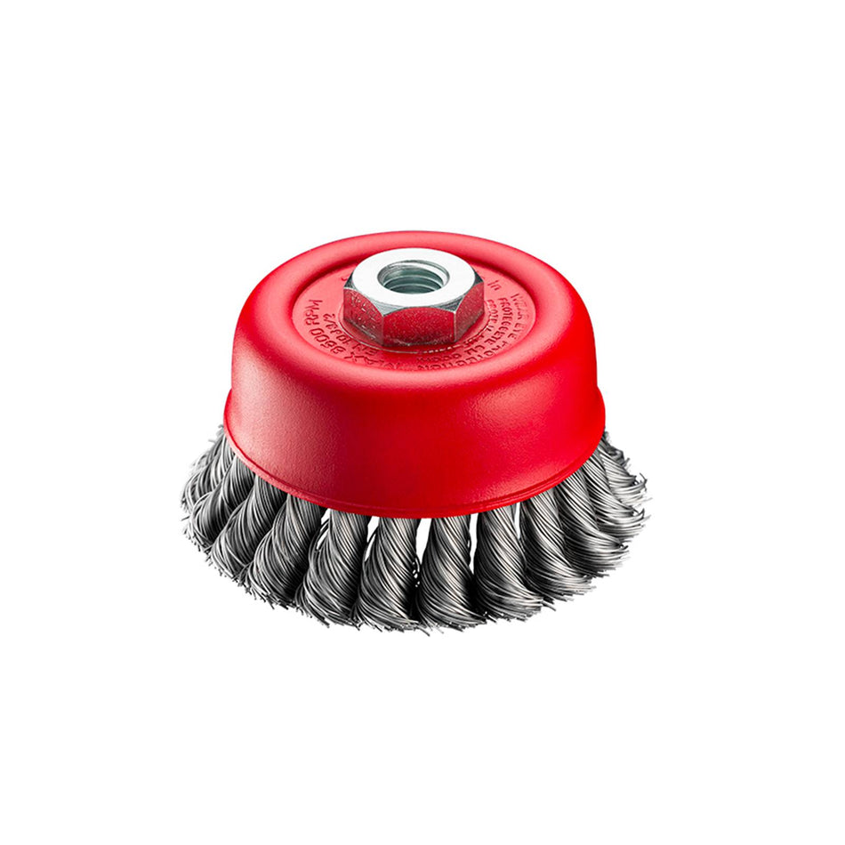 SIT Steel Twist Knot Cup Brush 70mm x M10