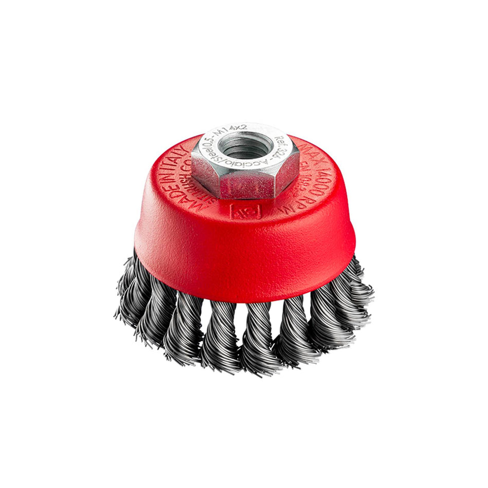 SIT Steel Twist Knot Cup Brush 70mm x M14