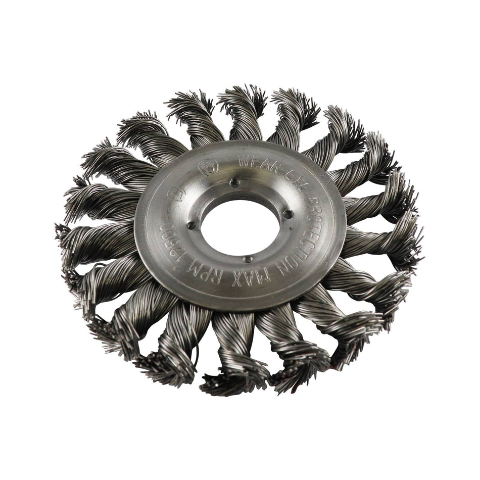 Rocket Steel Twist Knot Wheel 100mm x M22.2
