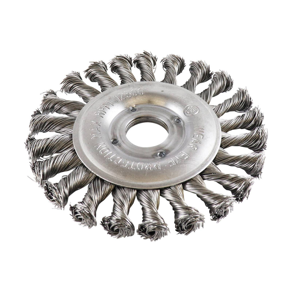 Rocket Steel Twist Knot Wheel 125mm x M22.2