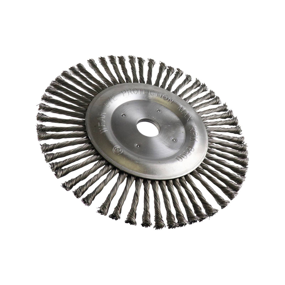 Rocket Steel Twist Knot Wheel 200mm x M22.2