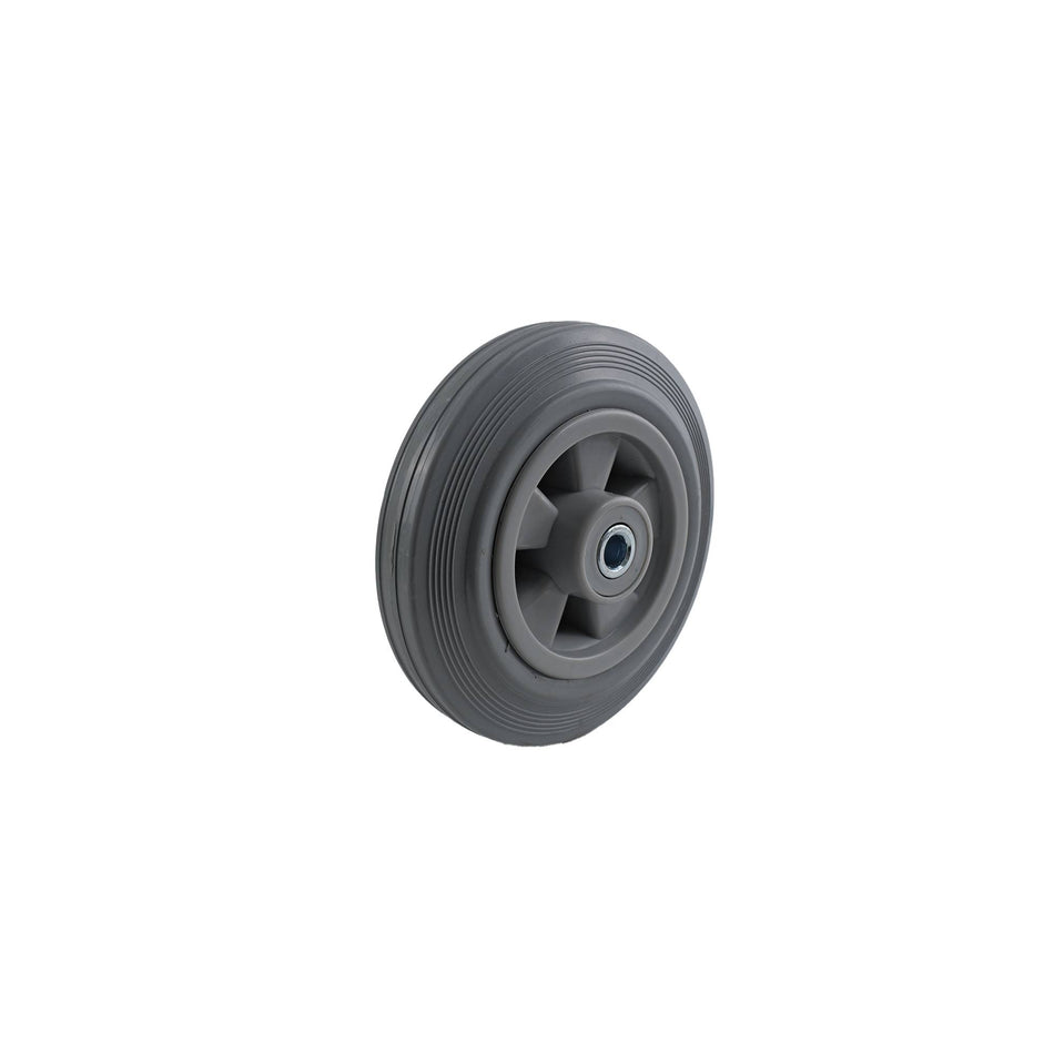 Easyroll 160mm Grey Rubber Wheel Roller Bearing 160kg