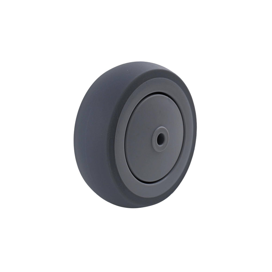 Easyroll 100mm Grey Rubber Wheel Precision Bearing 100kg