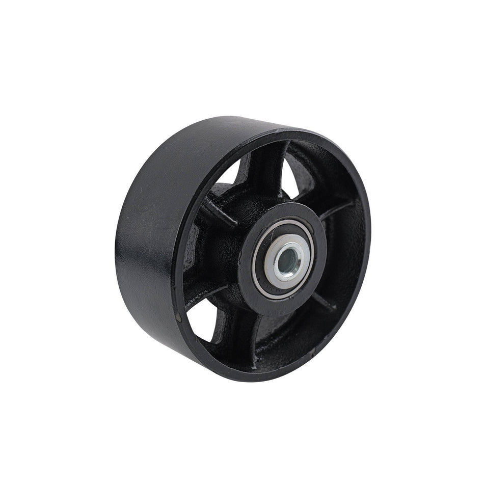 Easyroll 125mm Cast Iron Wheel Precision Bearing 500kg