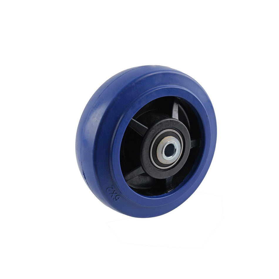 Easyroll 150mm Elastic Rubber Wheel Precision Bearing 300kg