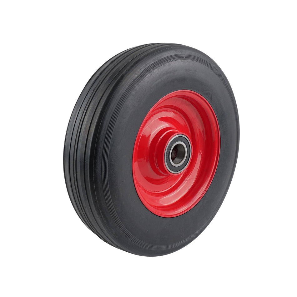 Easyroll 280mm Black Rubber Wheel Precision Bearing 300kg
